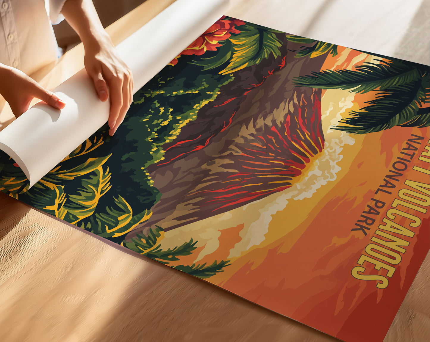 Hawai'i Volcanoes National Park Travel Poster