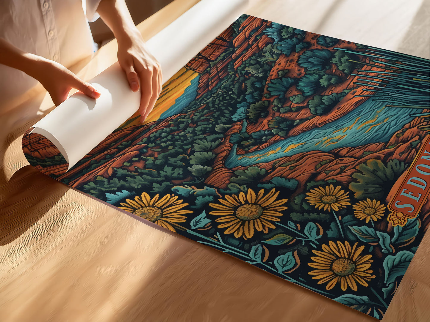 Sedona Travel Poster