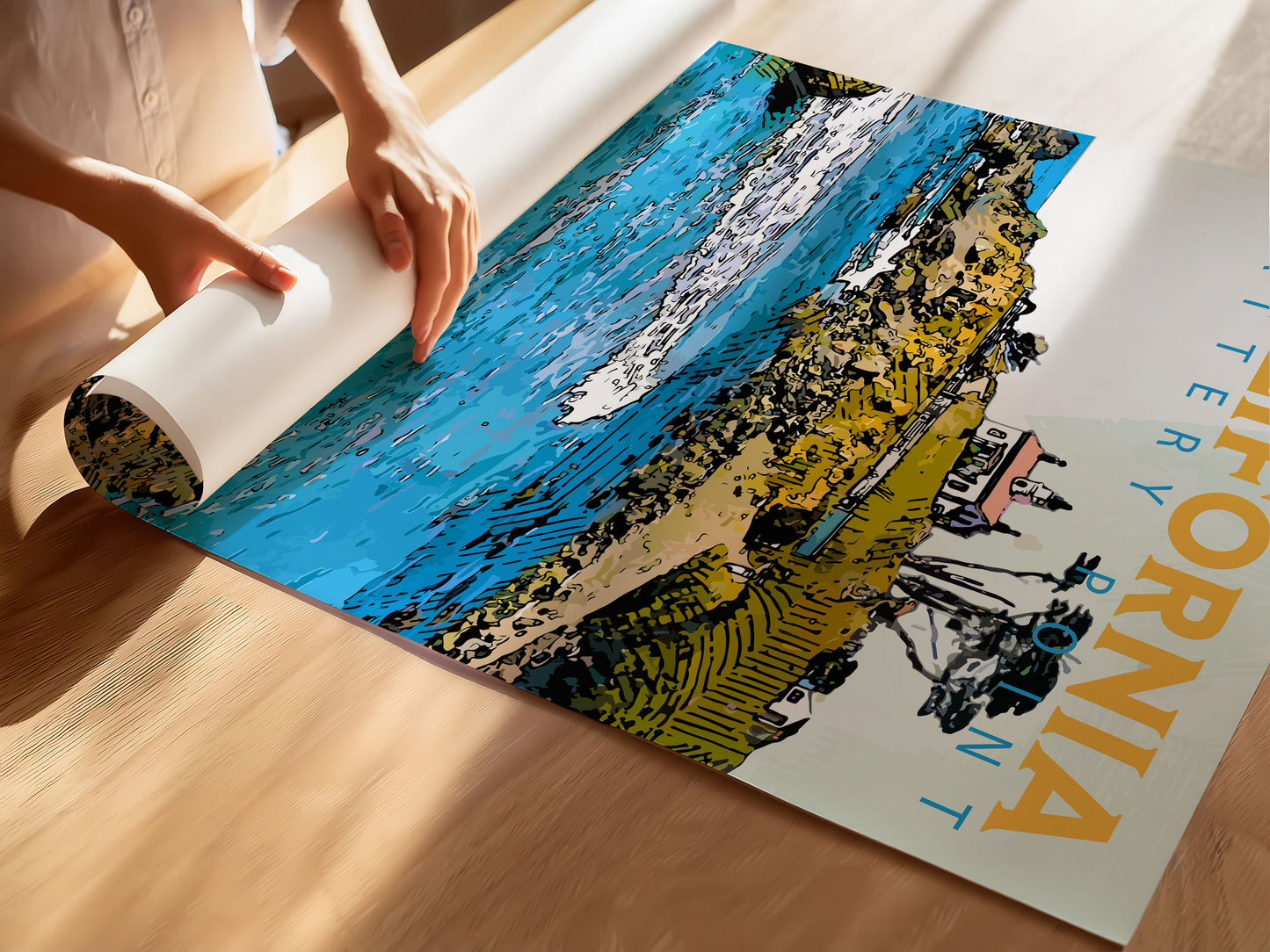 Battery Point Lighthouse Travel Poster