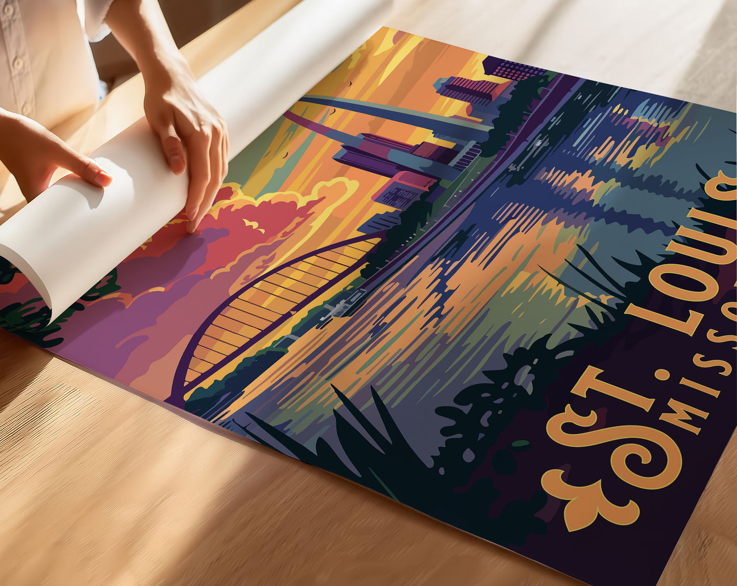 St. Louis Travel Poster