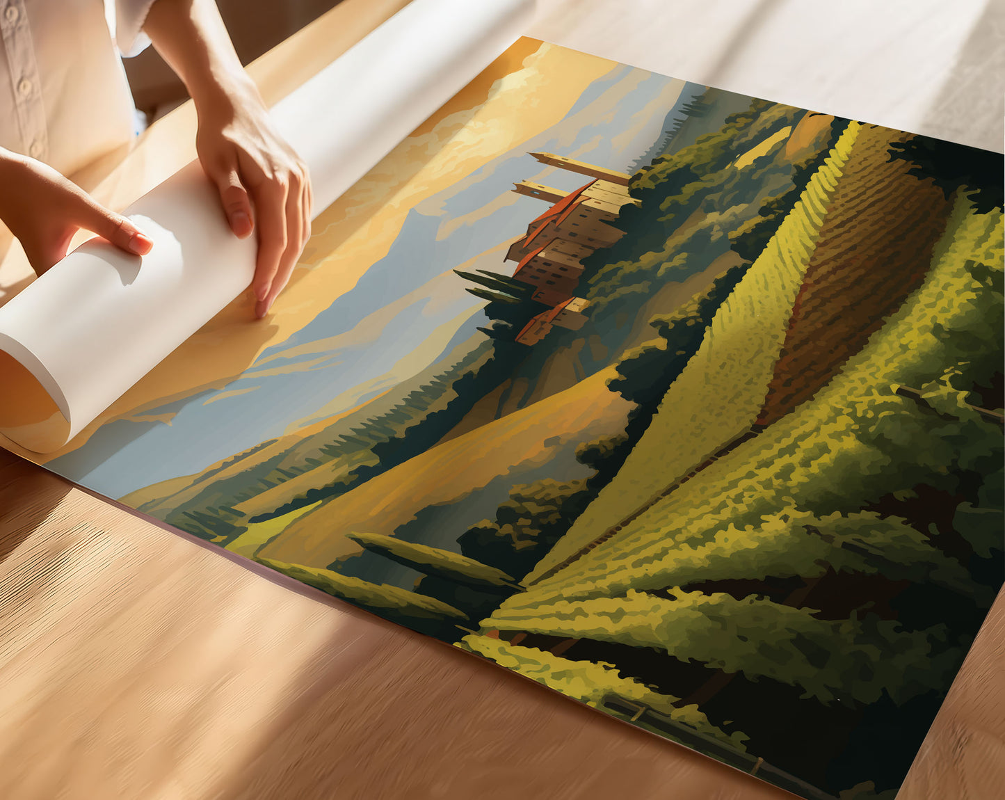 Tuscany Travel Poster