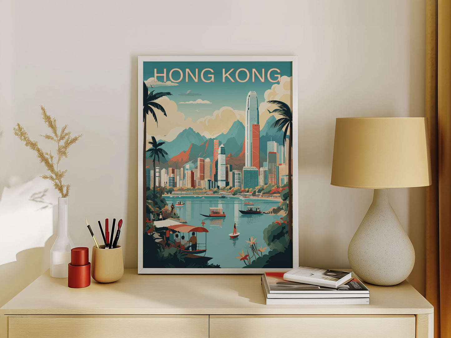 Hong Kong Travel Poster