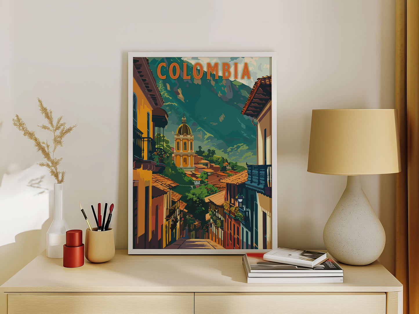 Colombia Travel Poster