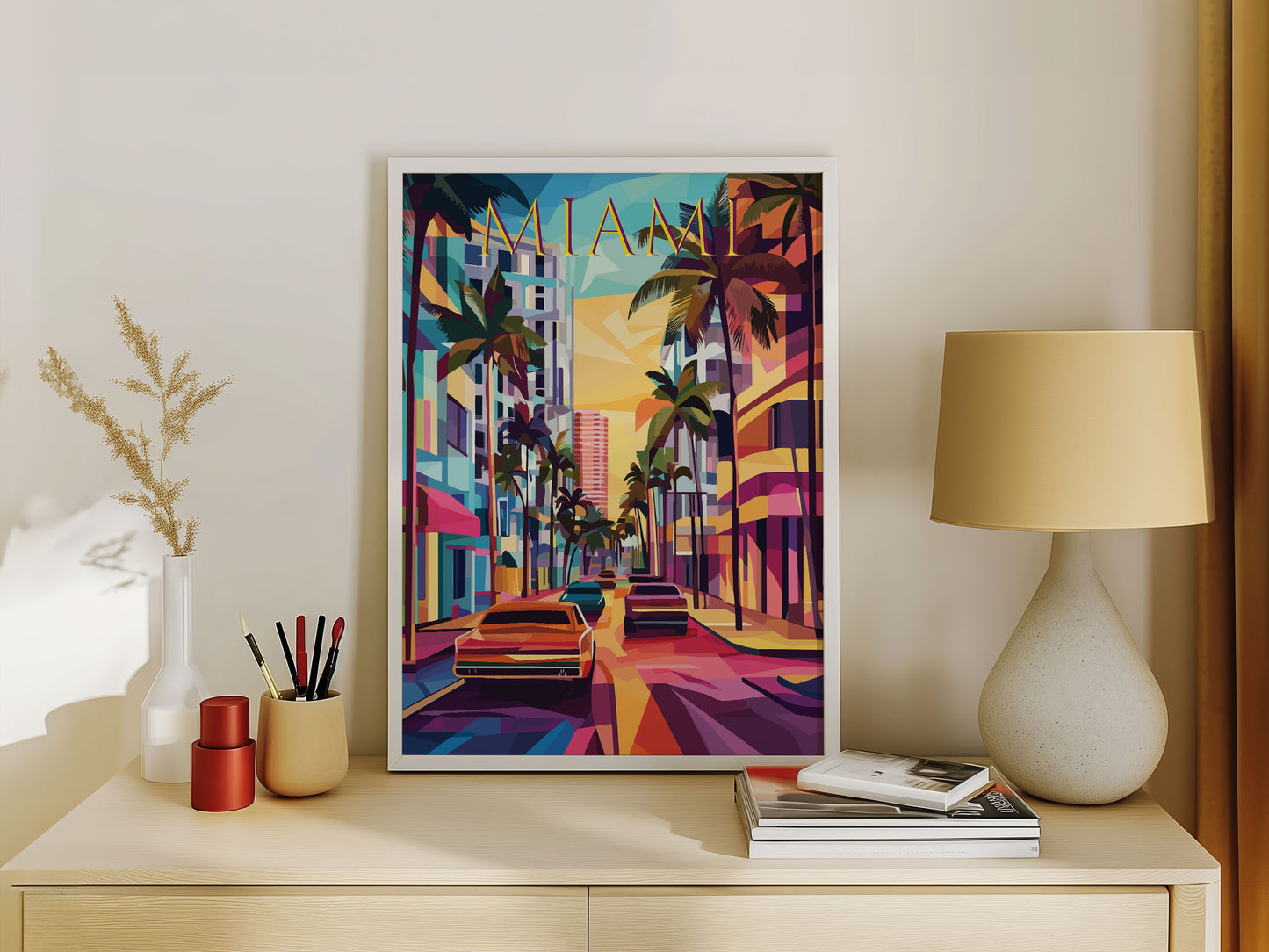 Miami Travel Poster
