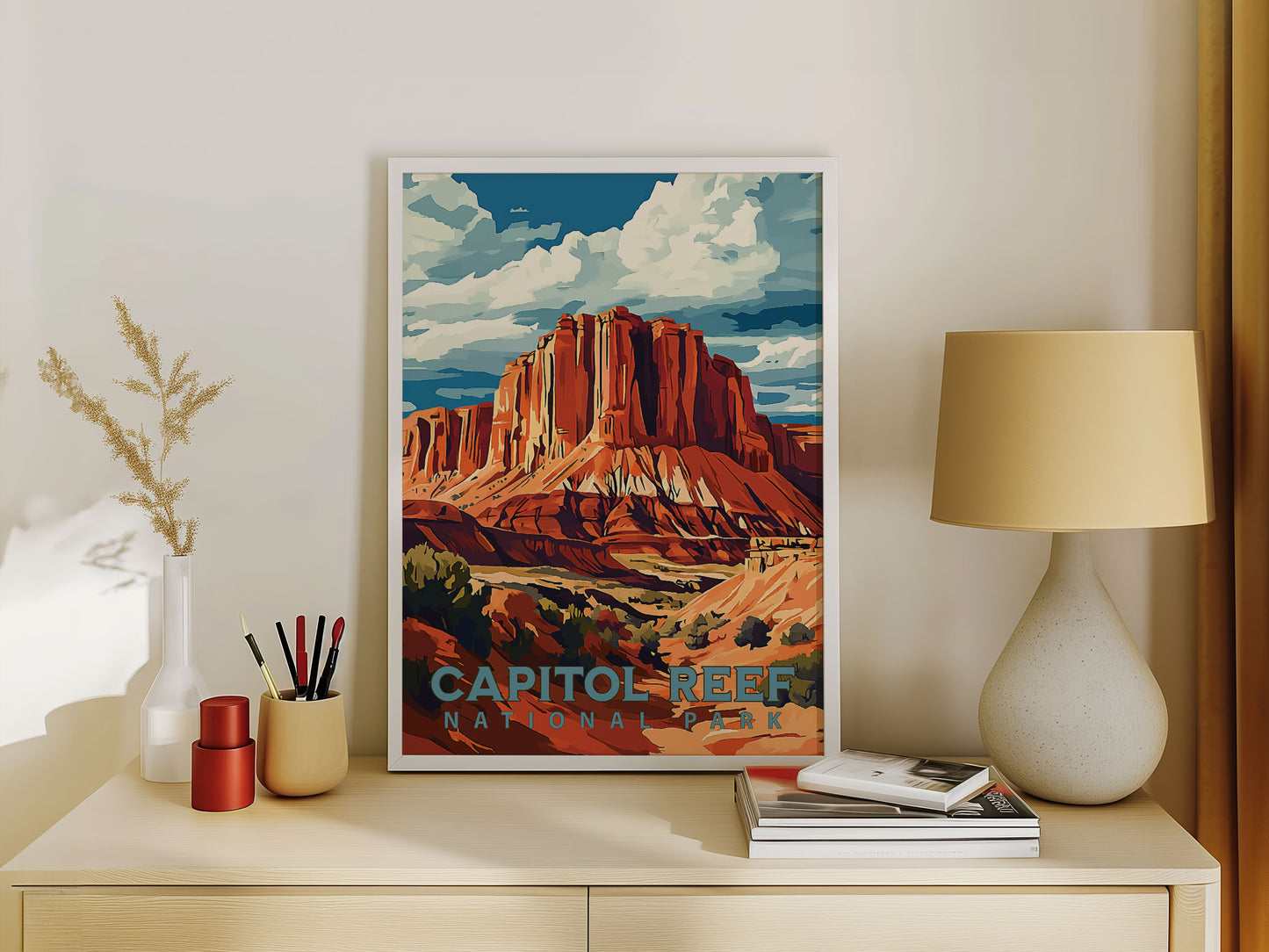 Capitol Reef National Park Travel Poster