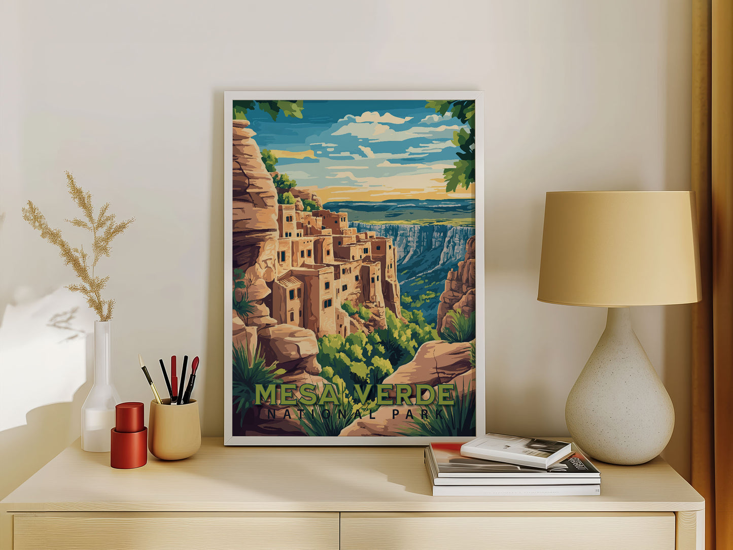 Mesa Verde National Park Travel Poster