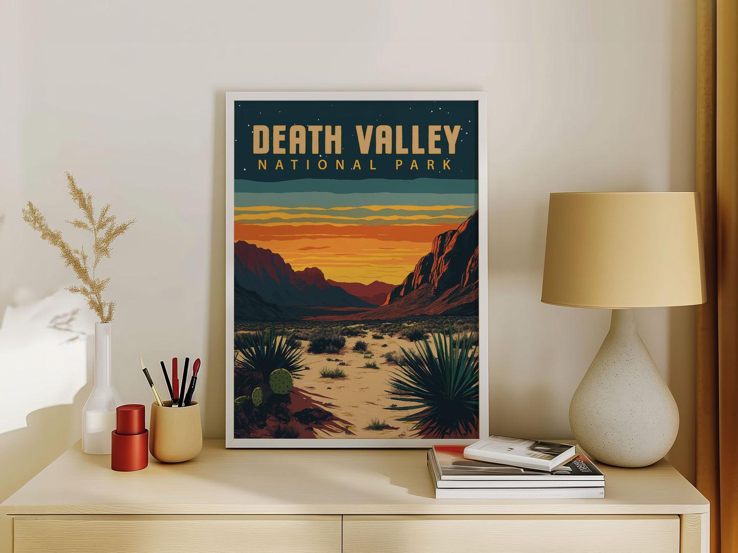 Death Valley National Park Travel Poster