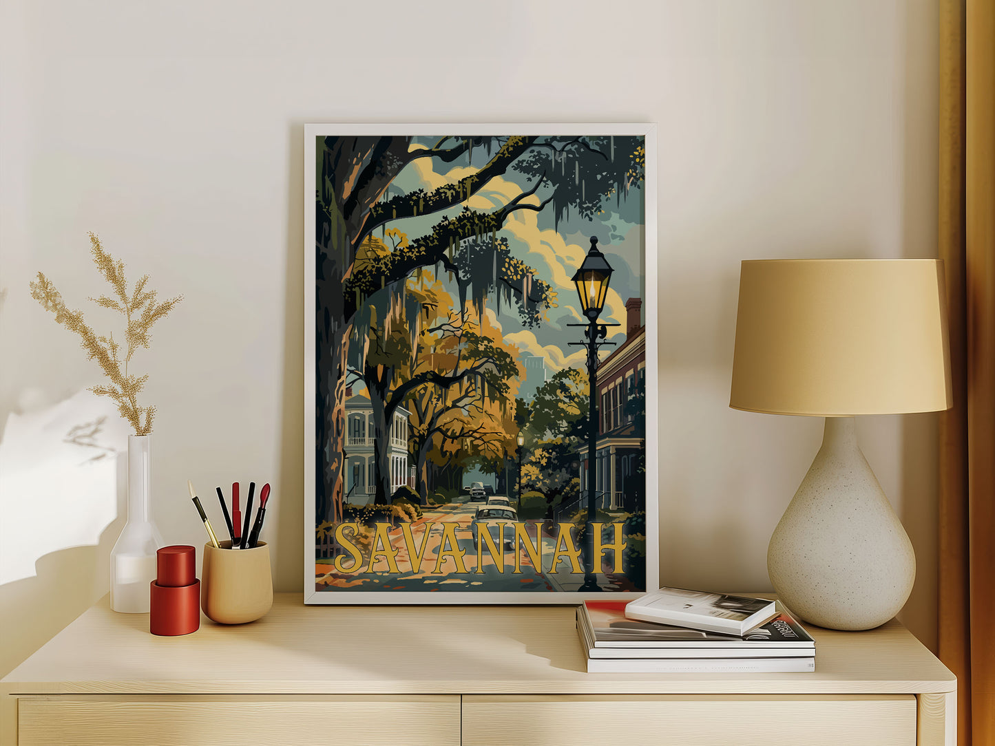 Savannah Travel Poster