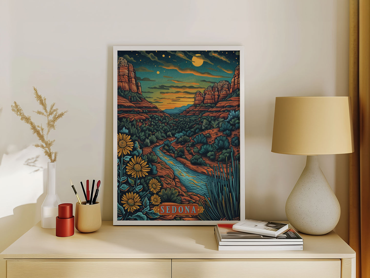 Sedona Travel Poster
