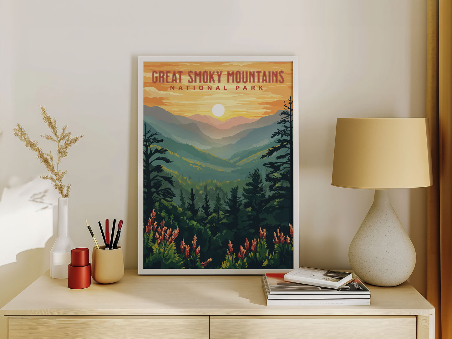 Great Smoky Mountains National Park Travel Poster