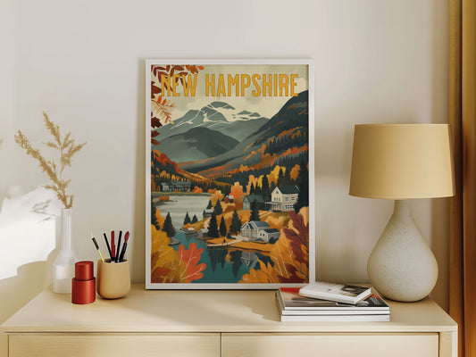 New Hampshire Travel Poster