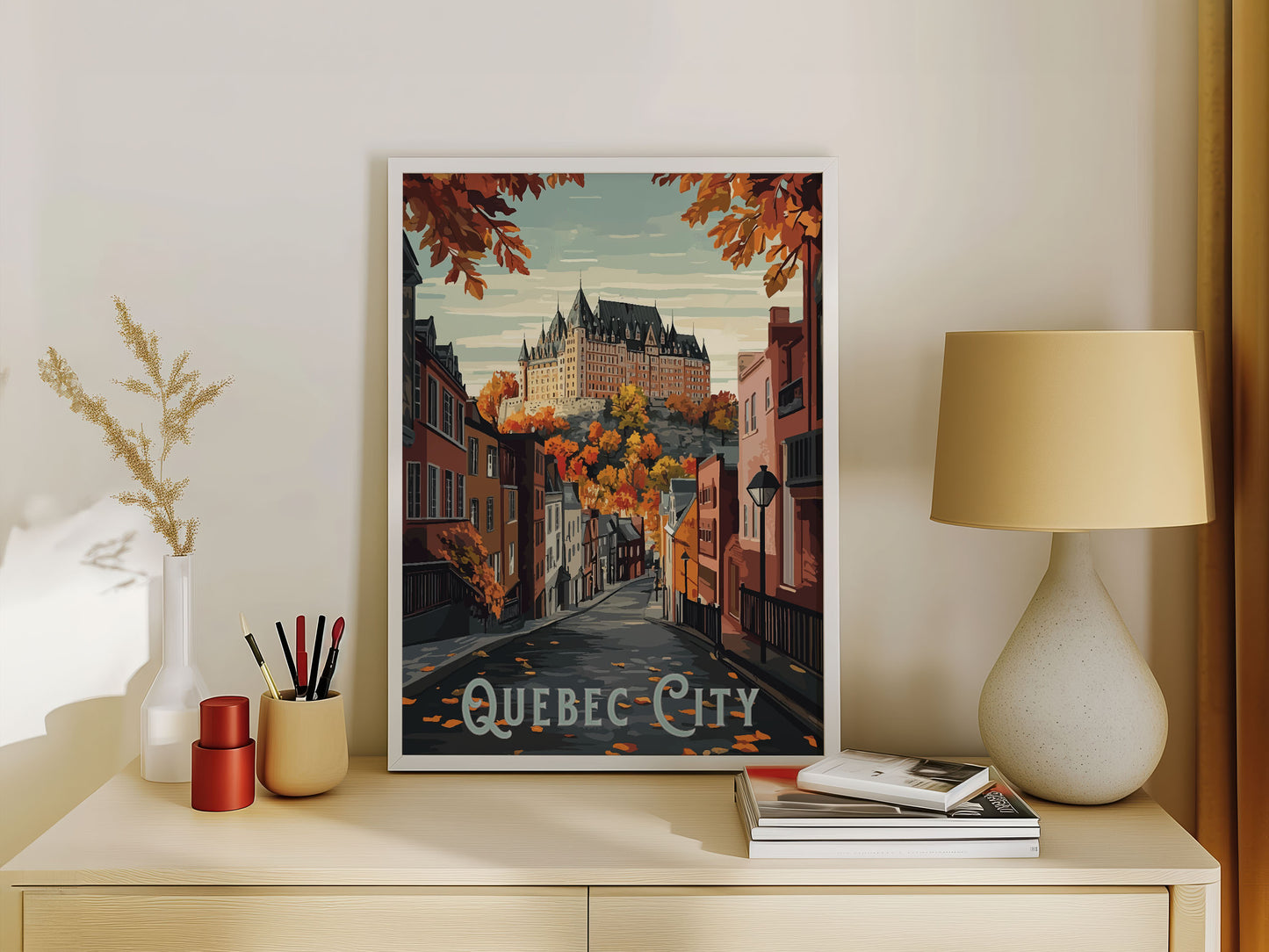Quebec City Travel Poster