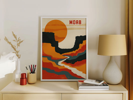 Moab Travel Poster