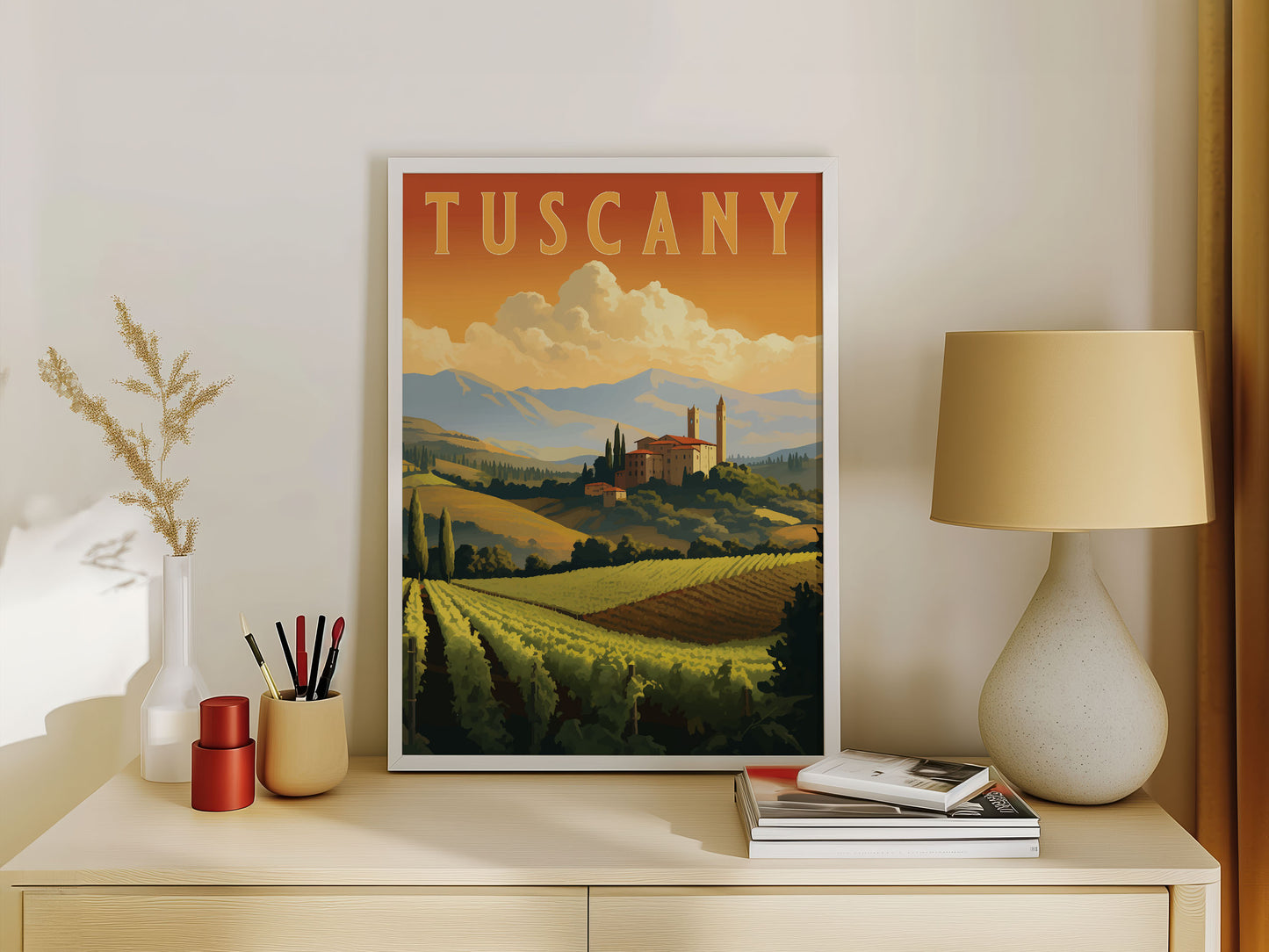 Tuscany Travel Poster