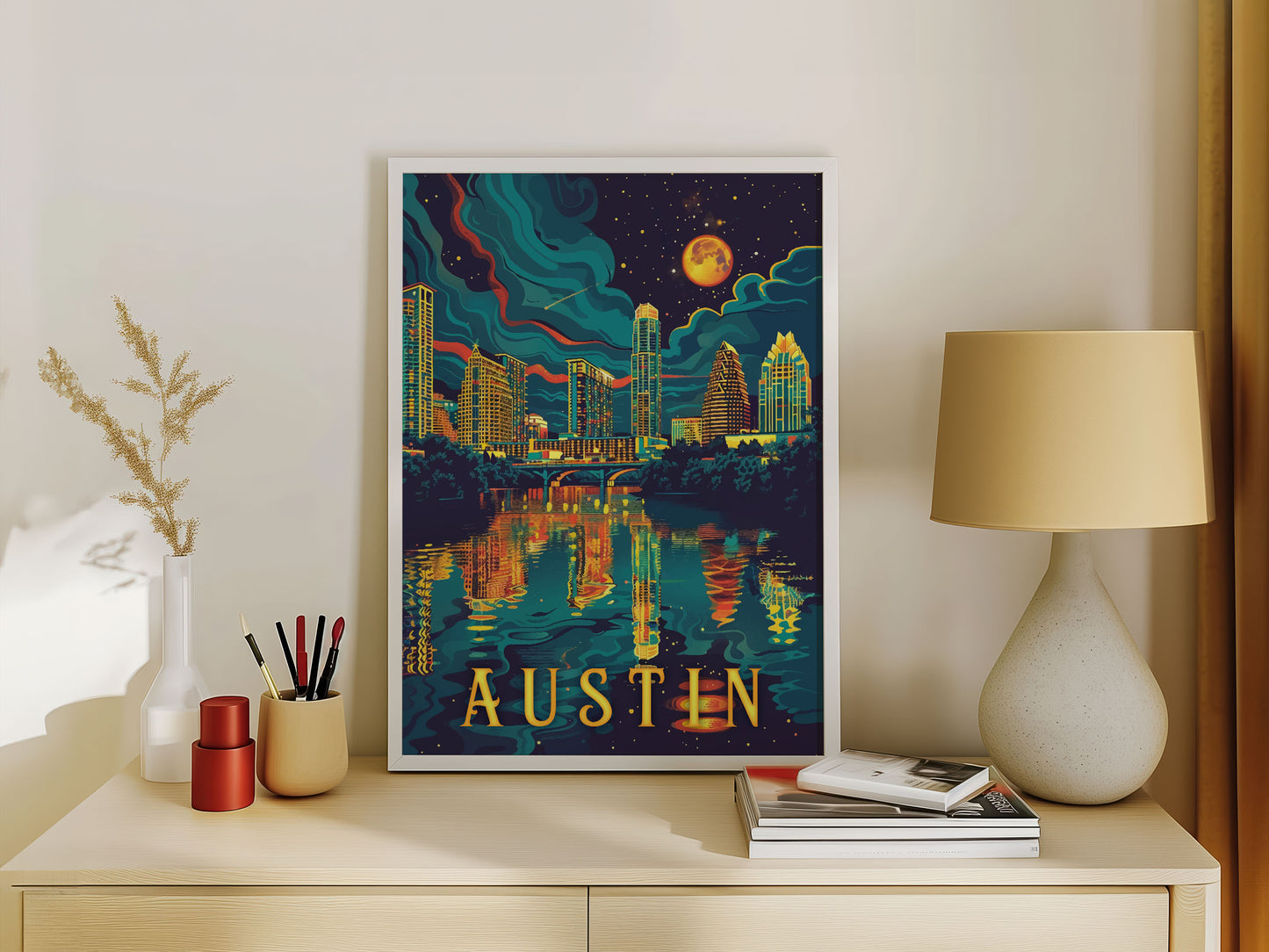 Austin Travel Poster