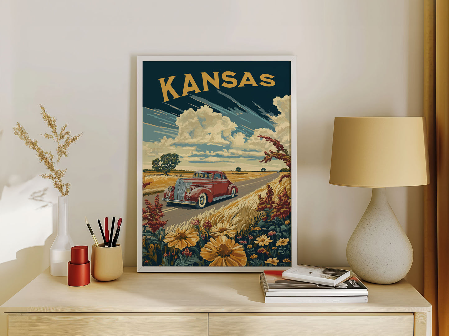 Kansas Travel Poster