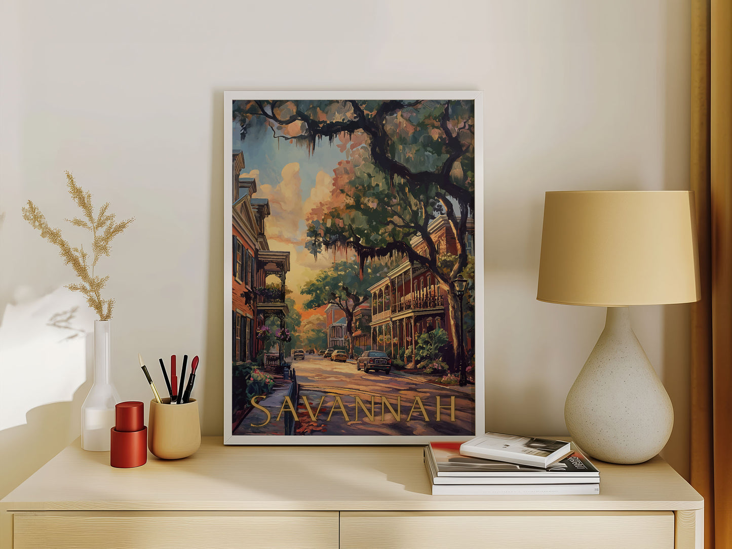 Savannah Travel Poster