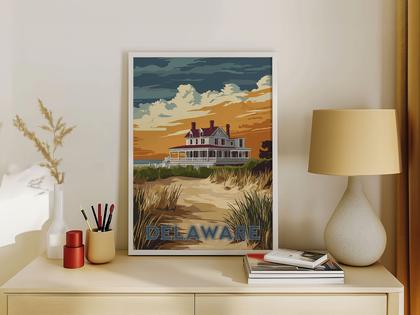 Delaware Travel Poster