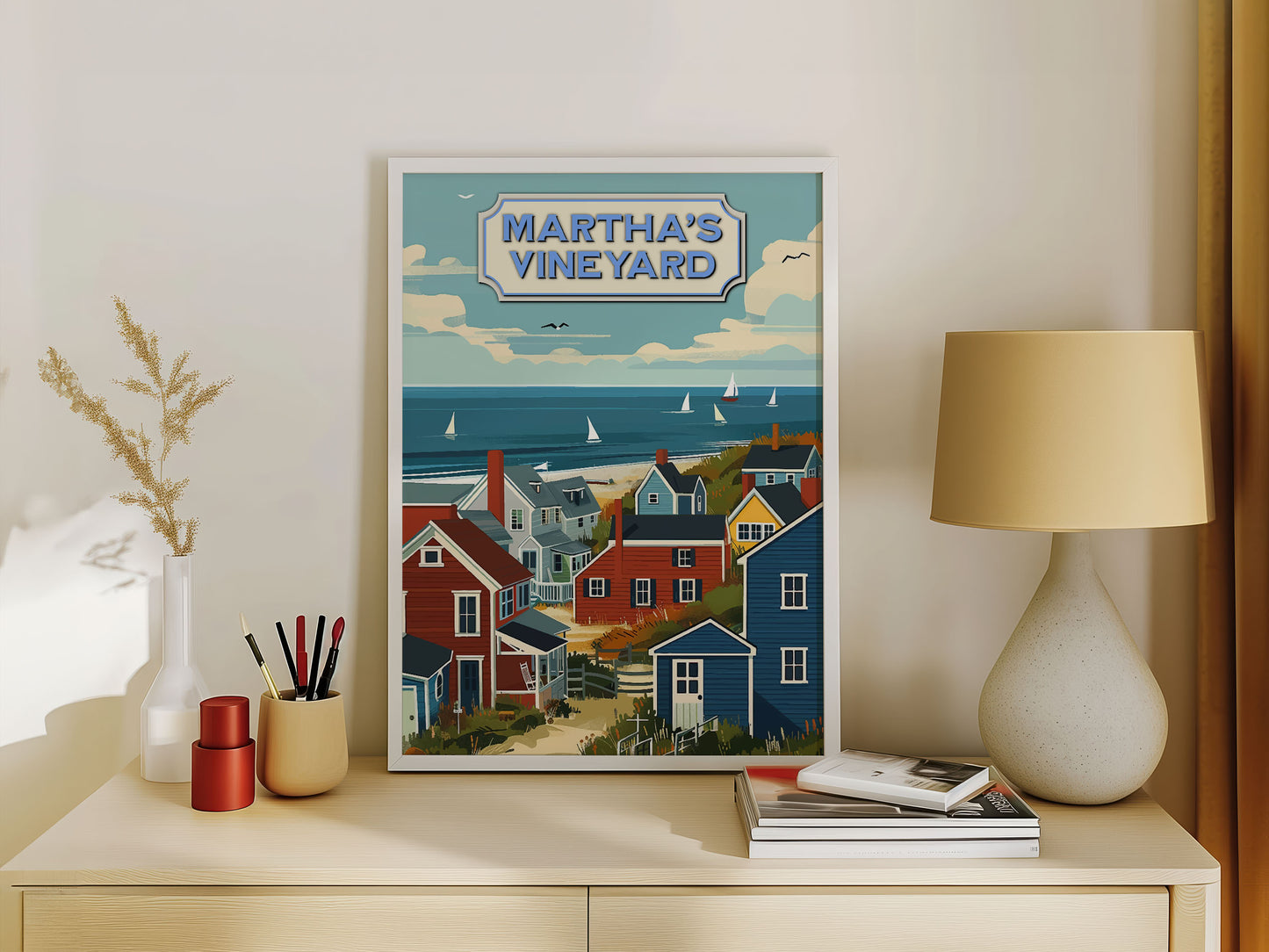 Martha's Vineyard Travel Poster