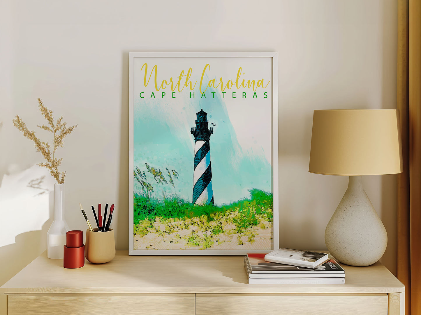 Cape Hatteras, North Carolina Travel Poster