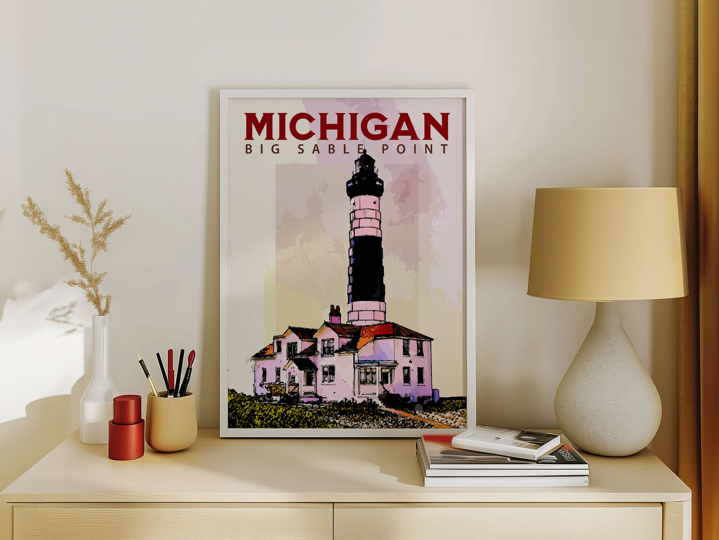 Big Sable Point Lighthouse Travel Poster