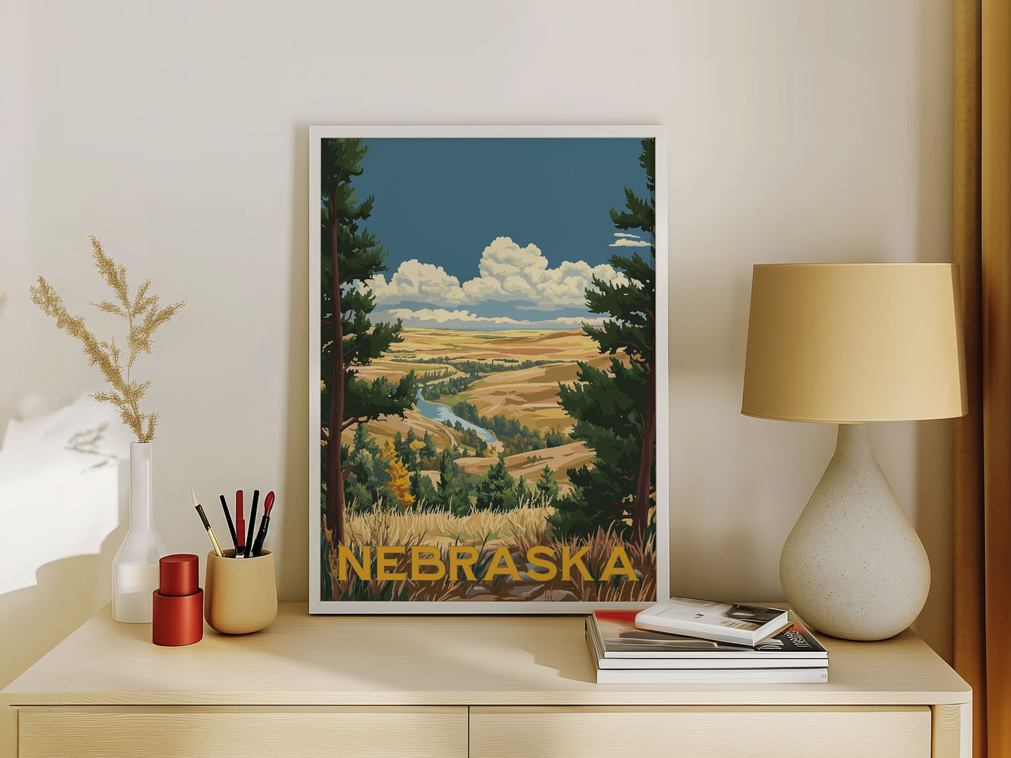 Nebraska Travel Poster