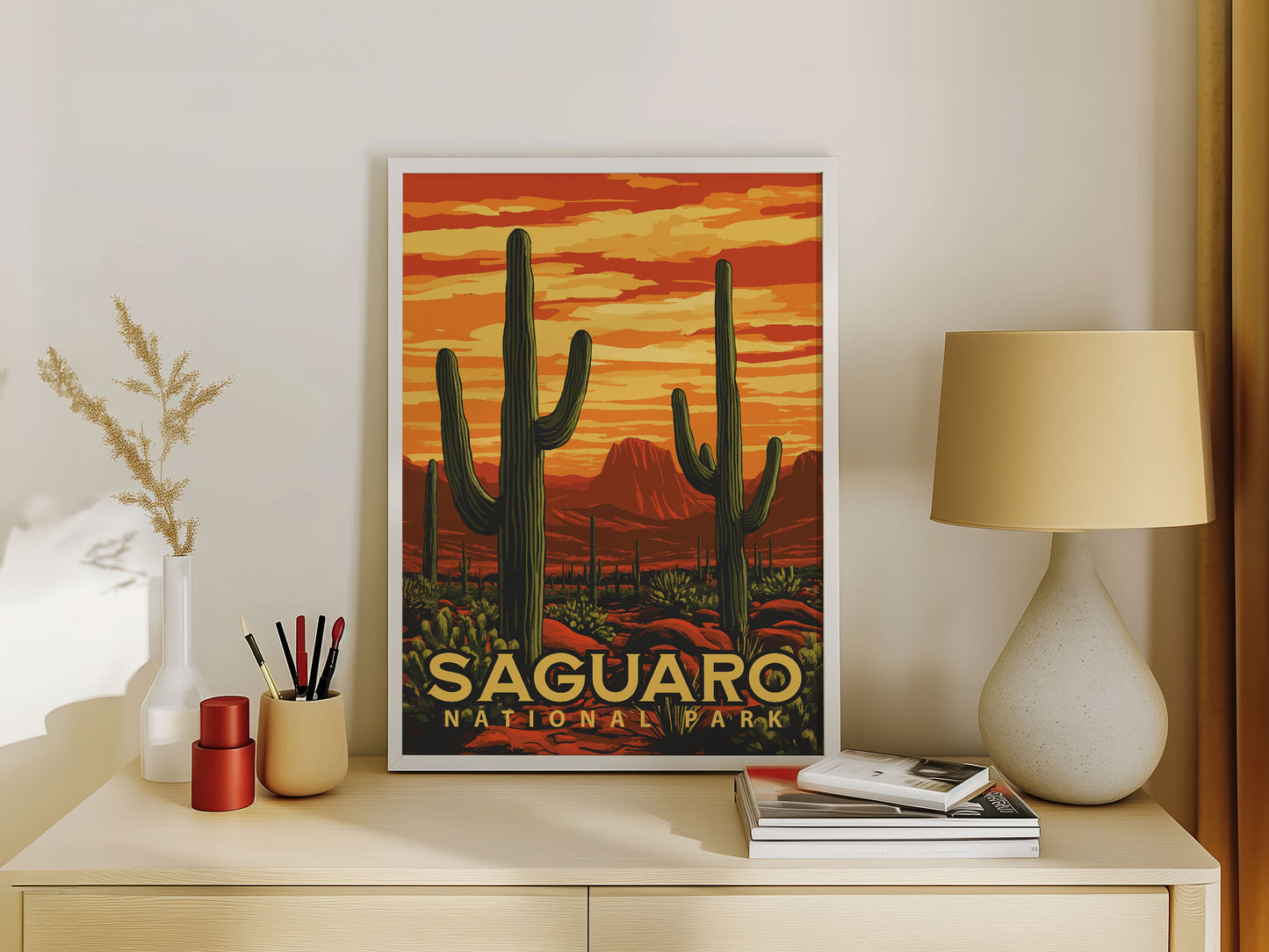 Saguaro National Park Travel Poster