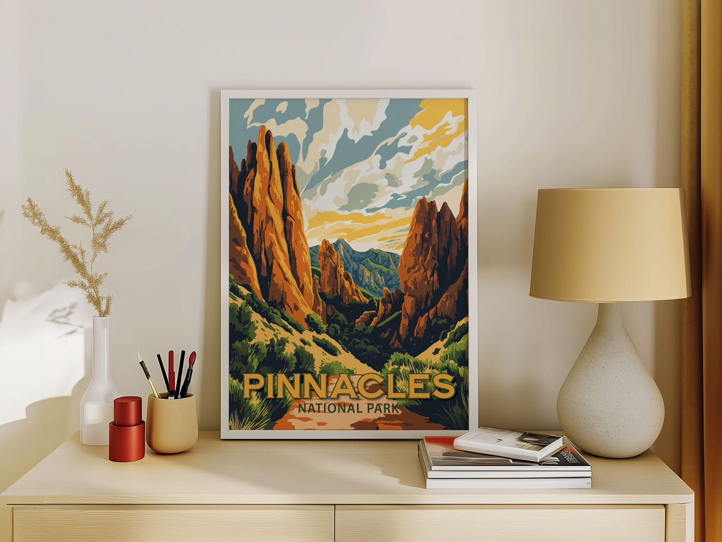 Pinnacles National Park Travel Poster