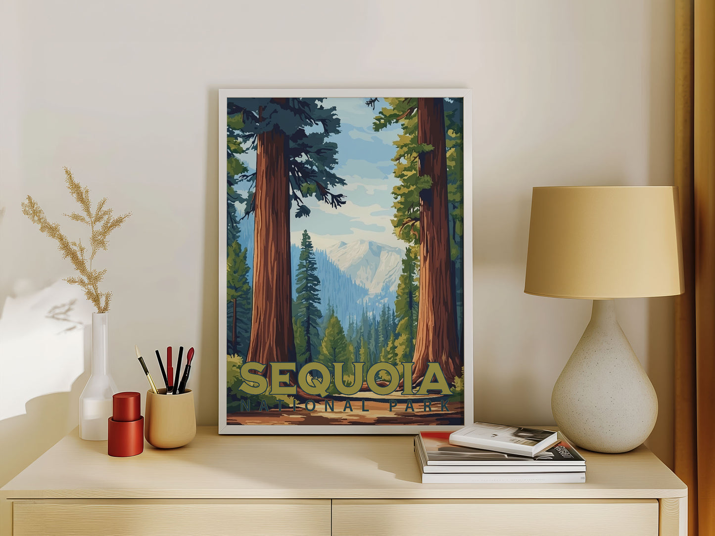 Sequoia National Park Travel Poster