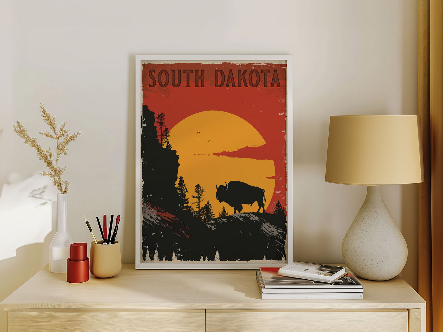 South Dakota Travel Poster
