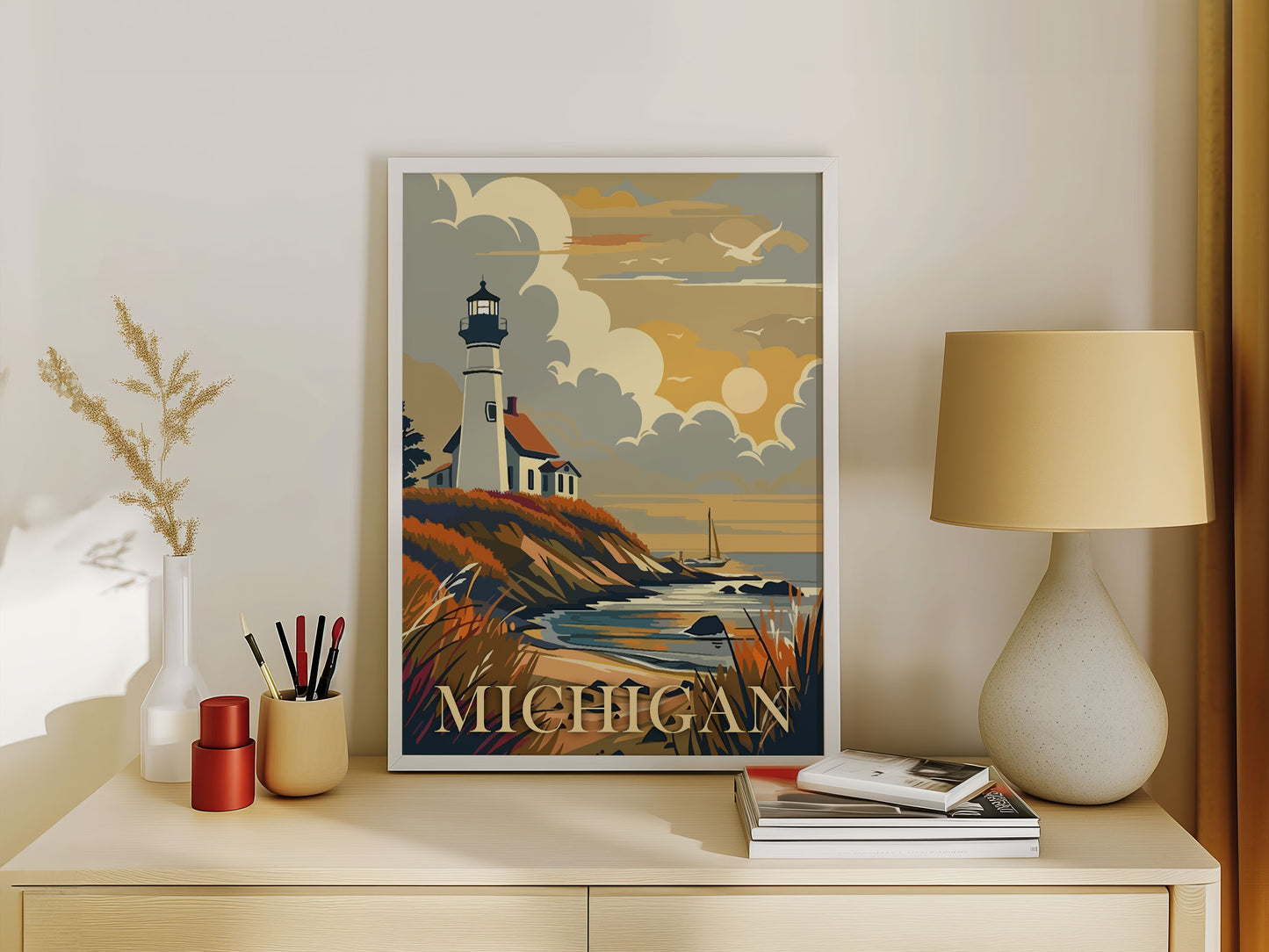 Michigan Travel Poster