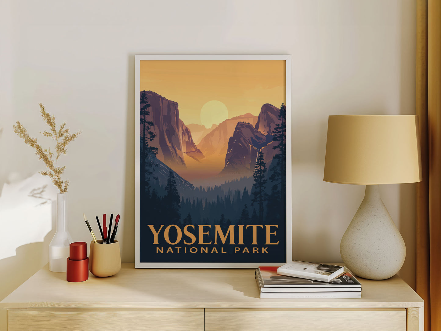 Yosemite National Park Travel Poster