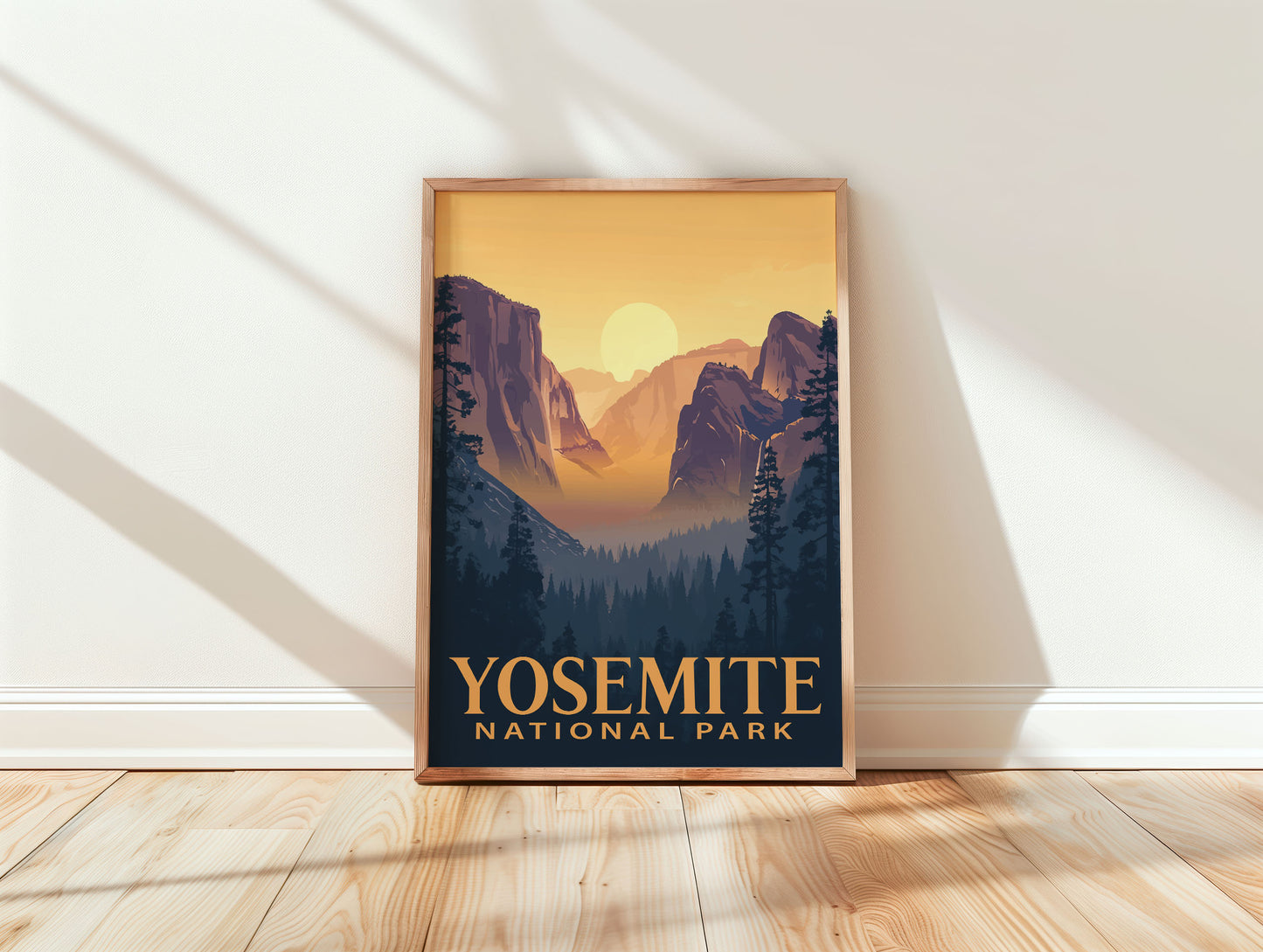 Yosemite National Park Travel Poster