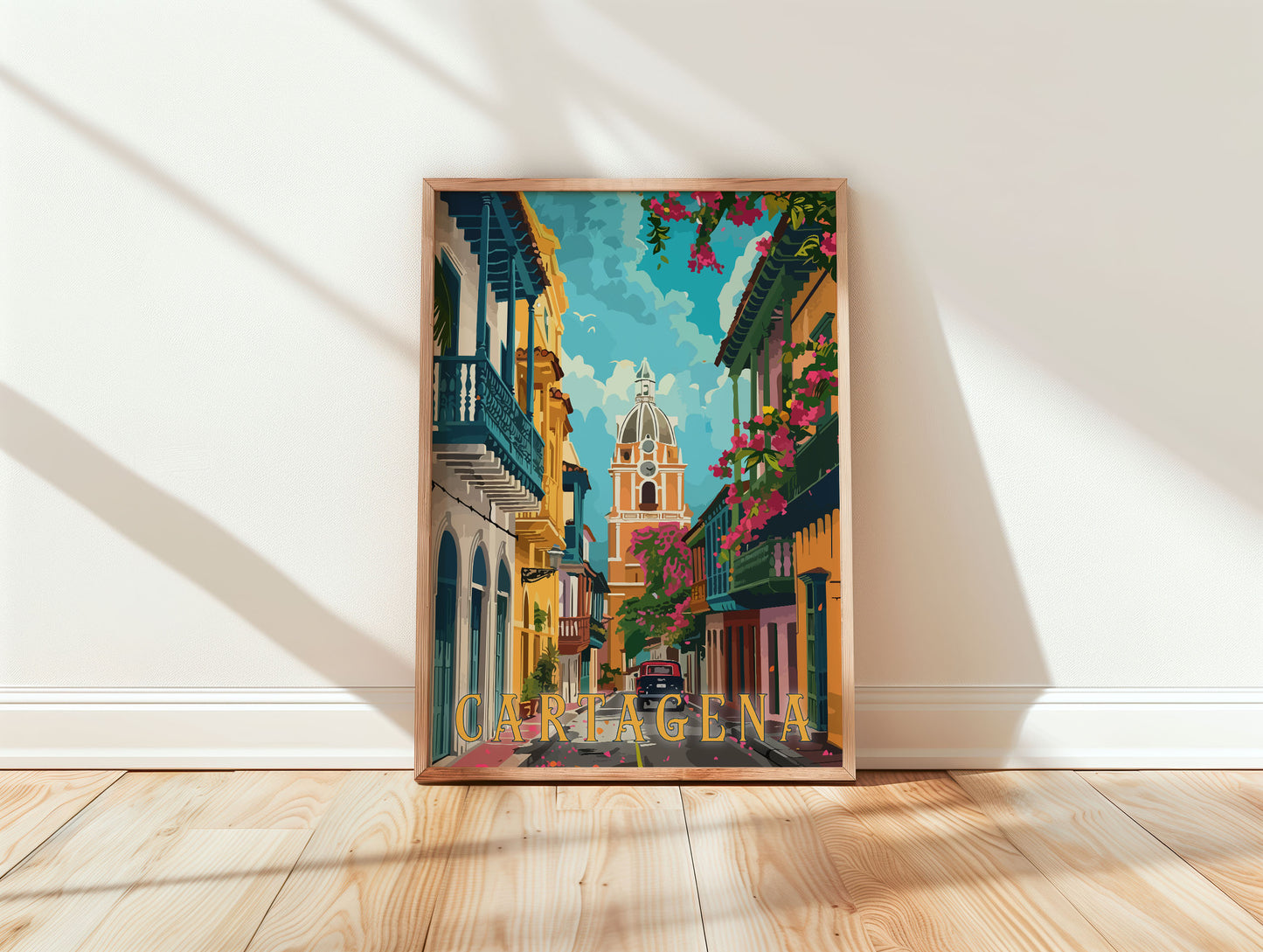 Cartagena Travel Poster
