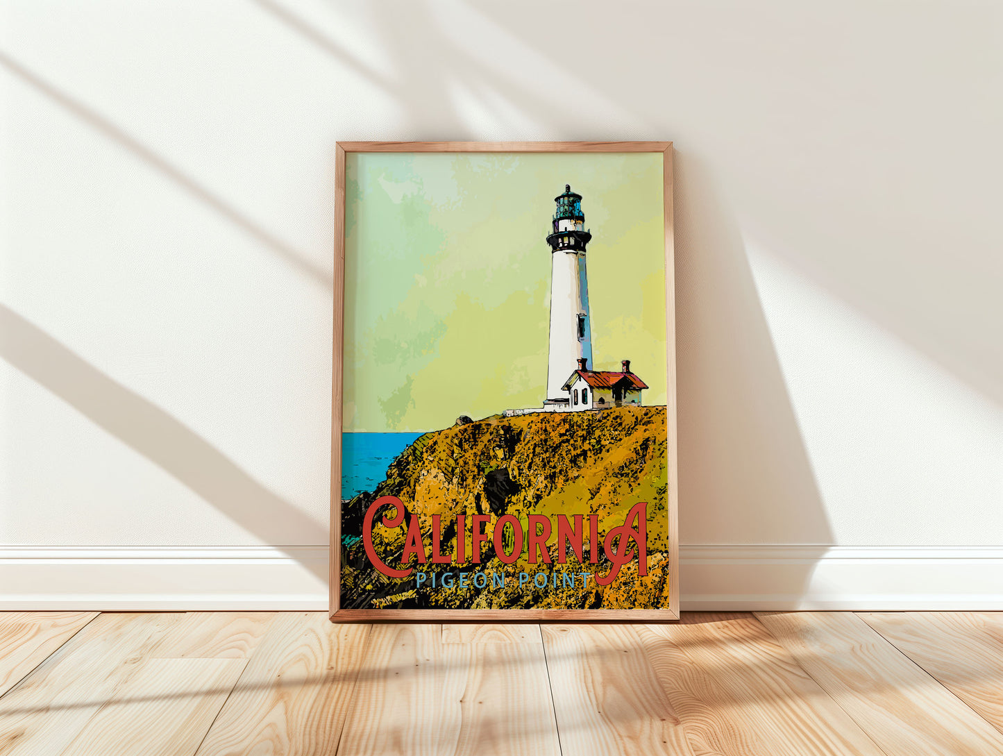 Pigeon Point Lighthouse Travel Poster