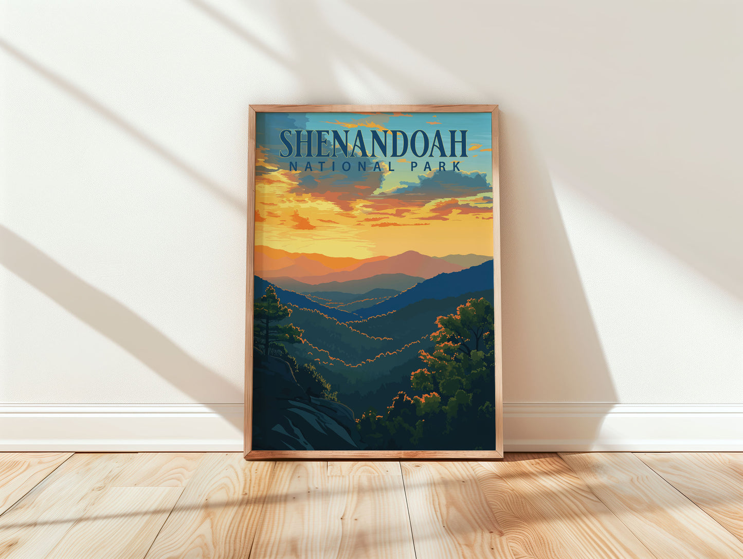 Shenandoah National Park Travel Poster
