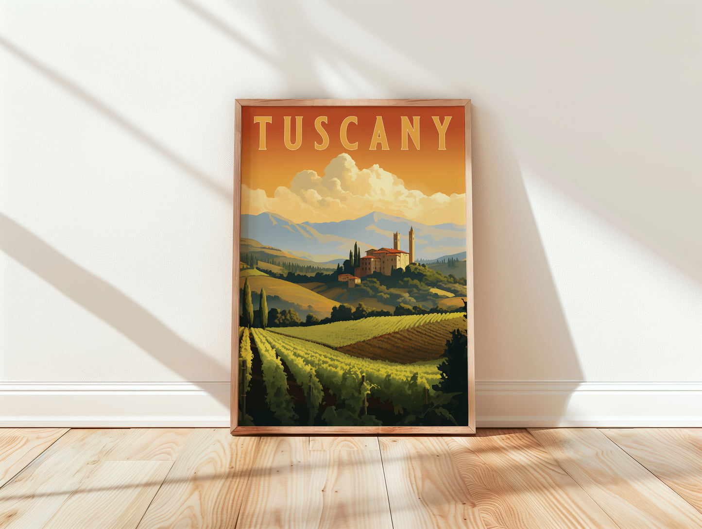 Tuscany Travel Poster