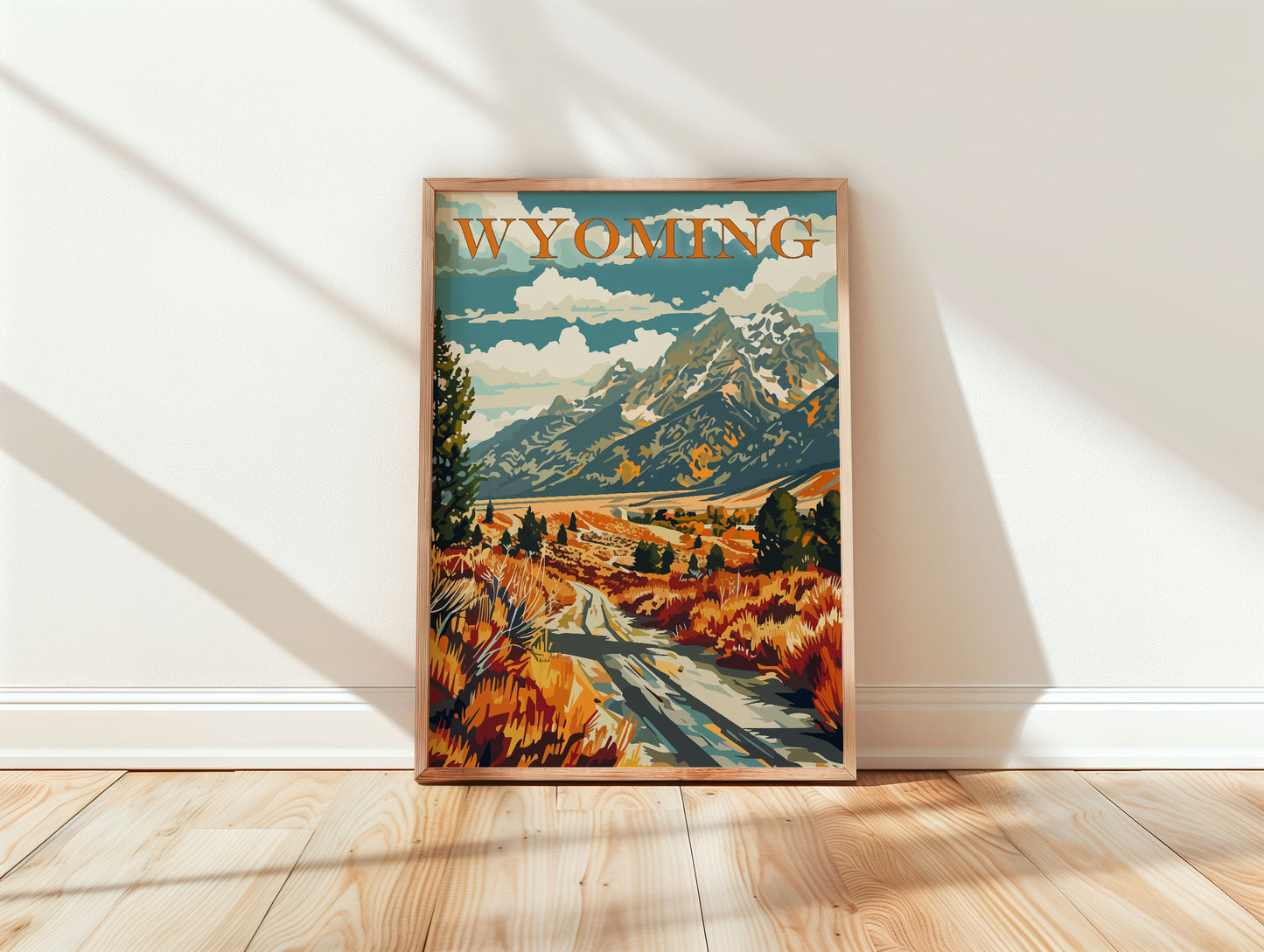 Wyoming Travel Poster