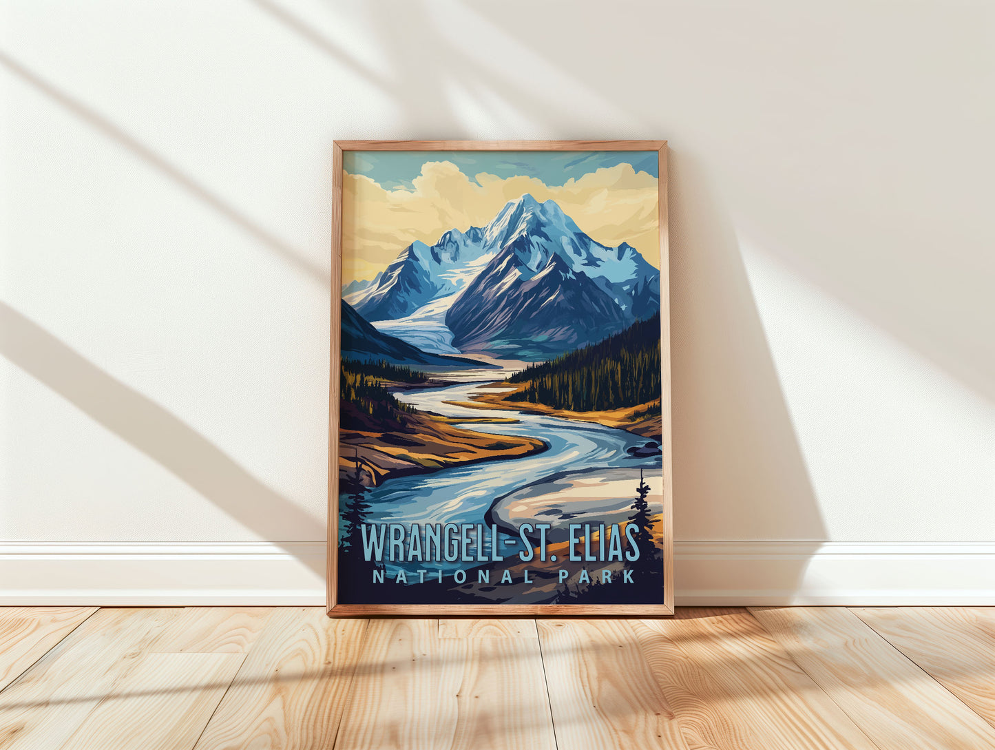 Wrangell-St. Elias National Park Travel Poster