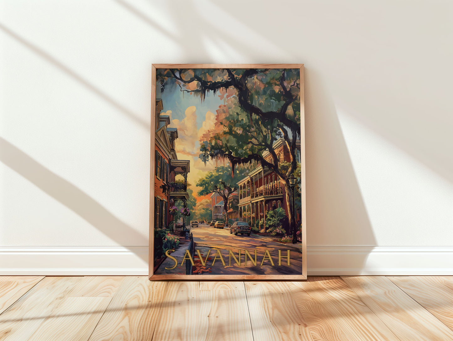 Savannah Travel Poster