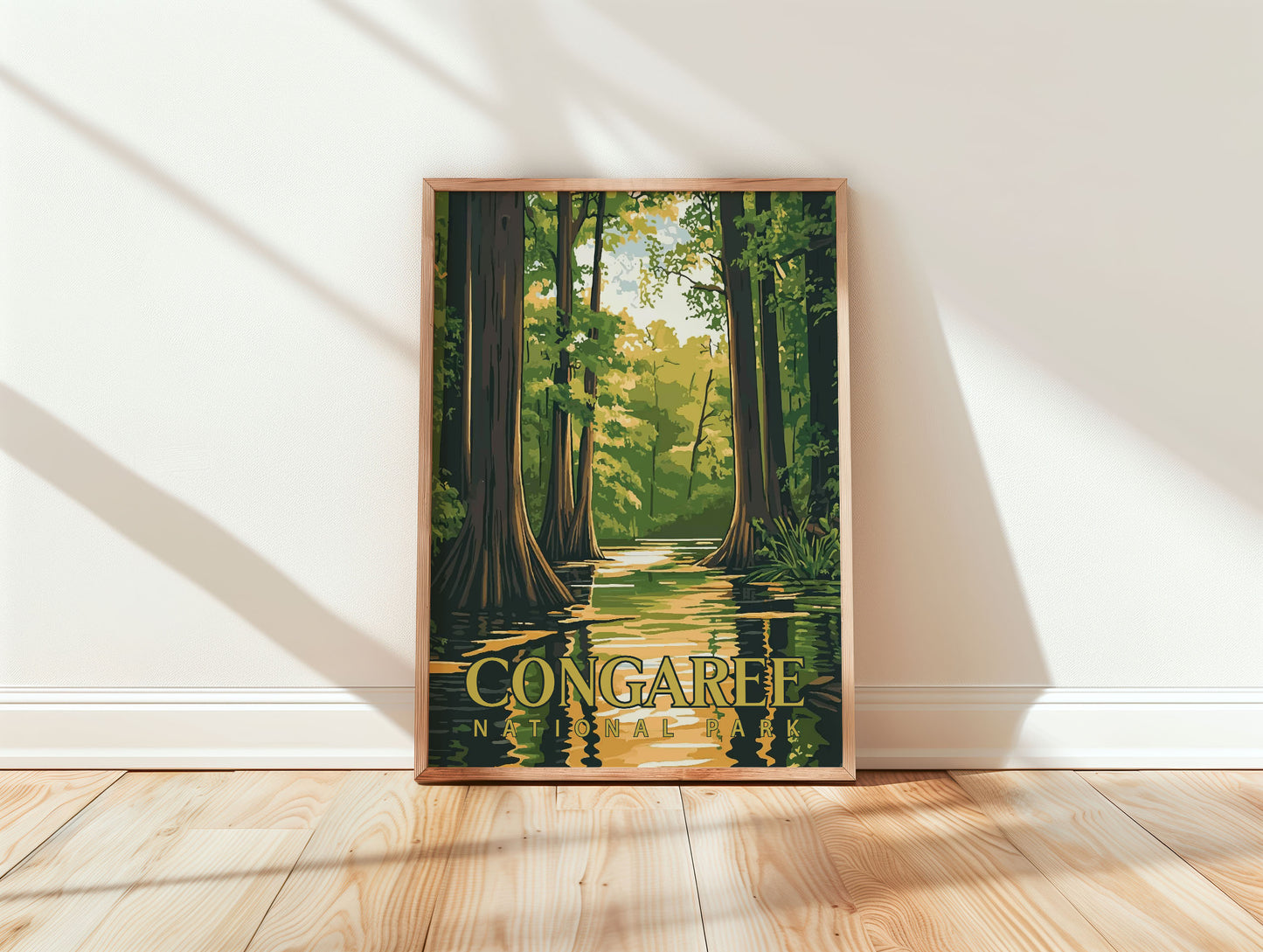 Congaree National Park Travel Poster