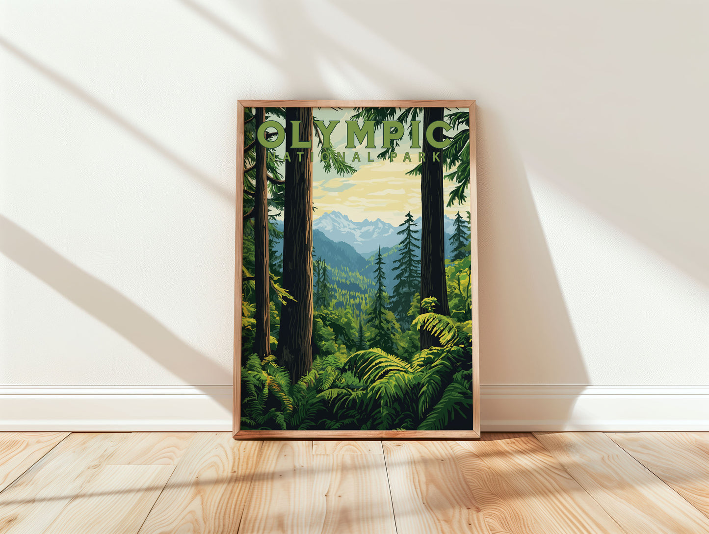 Olympic National Park Travel Poster