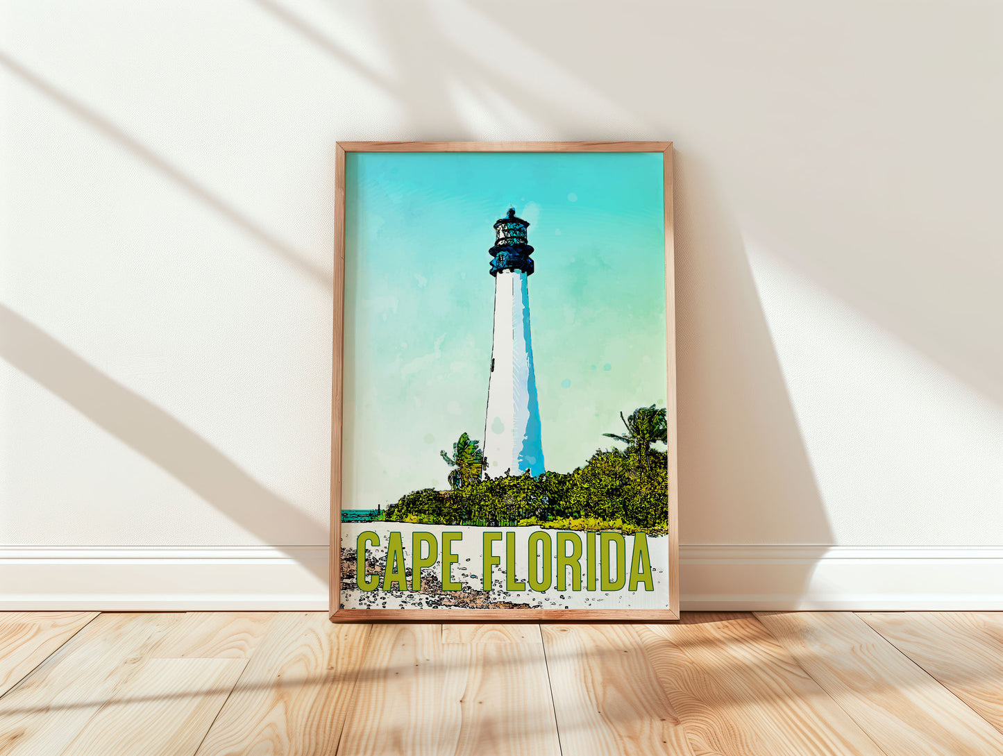 Cape Florida Travel Poster