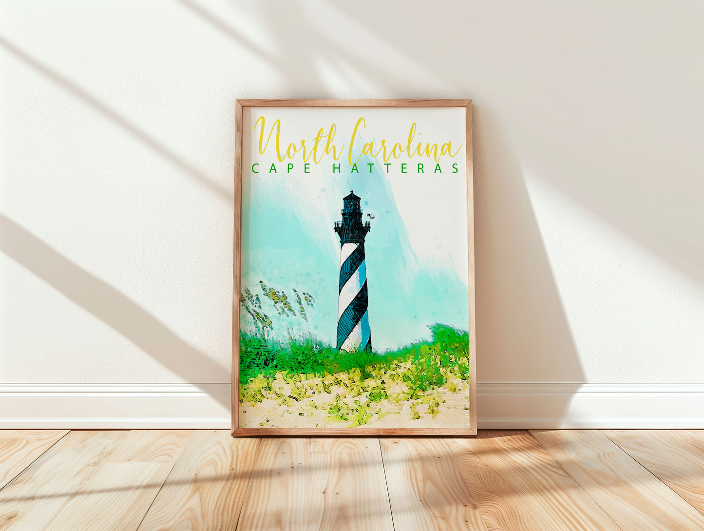 Cape Hatteras, North Carolina Travel Poster