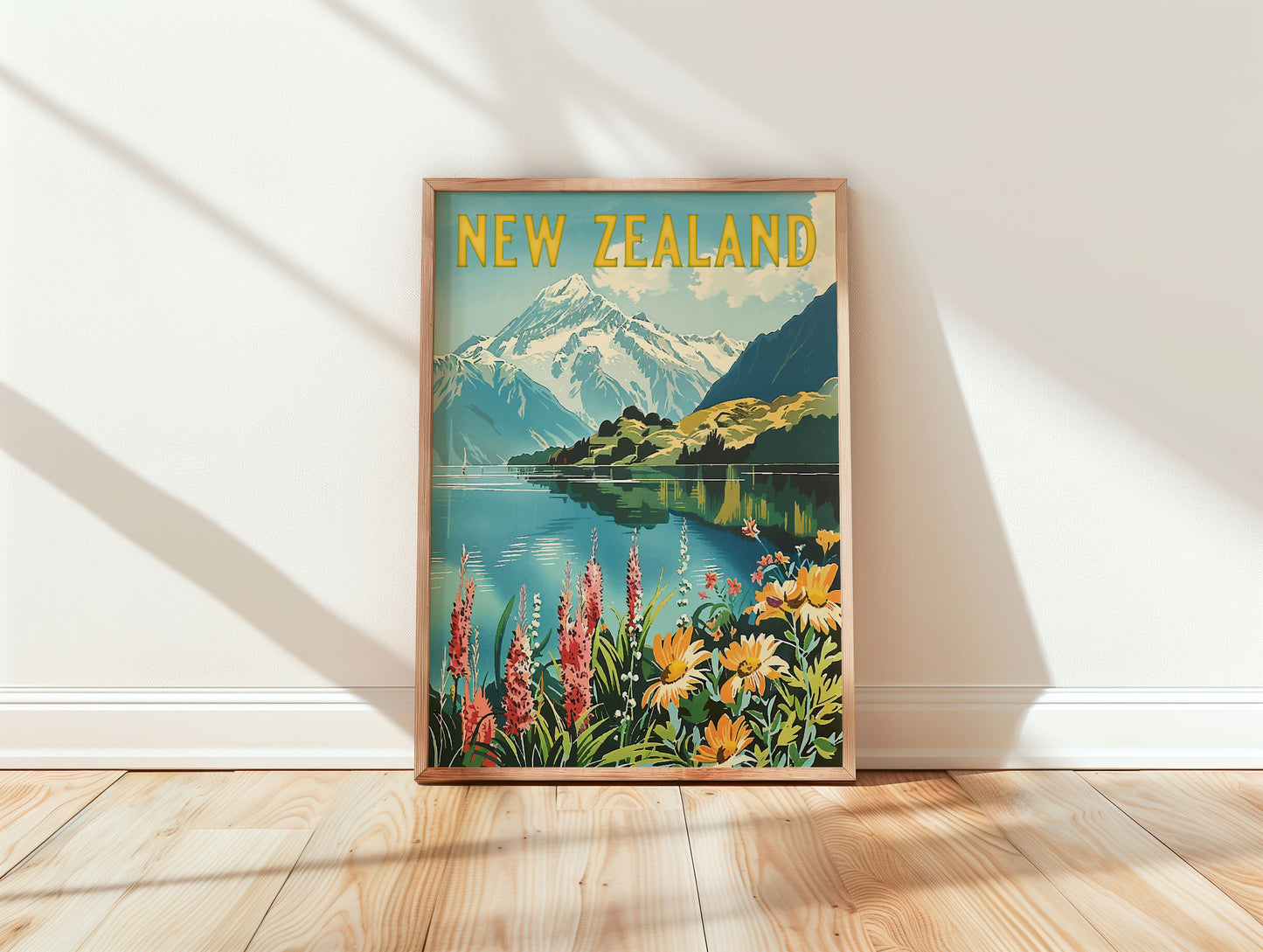 New Zealand Travel Poster