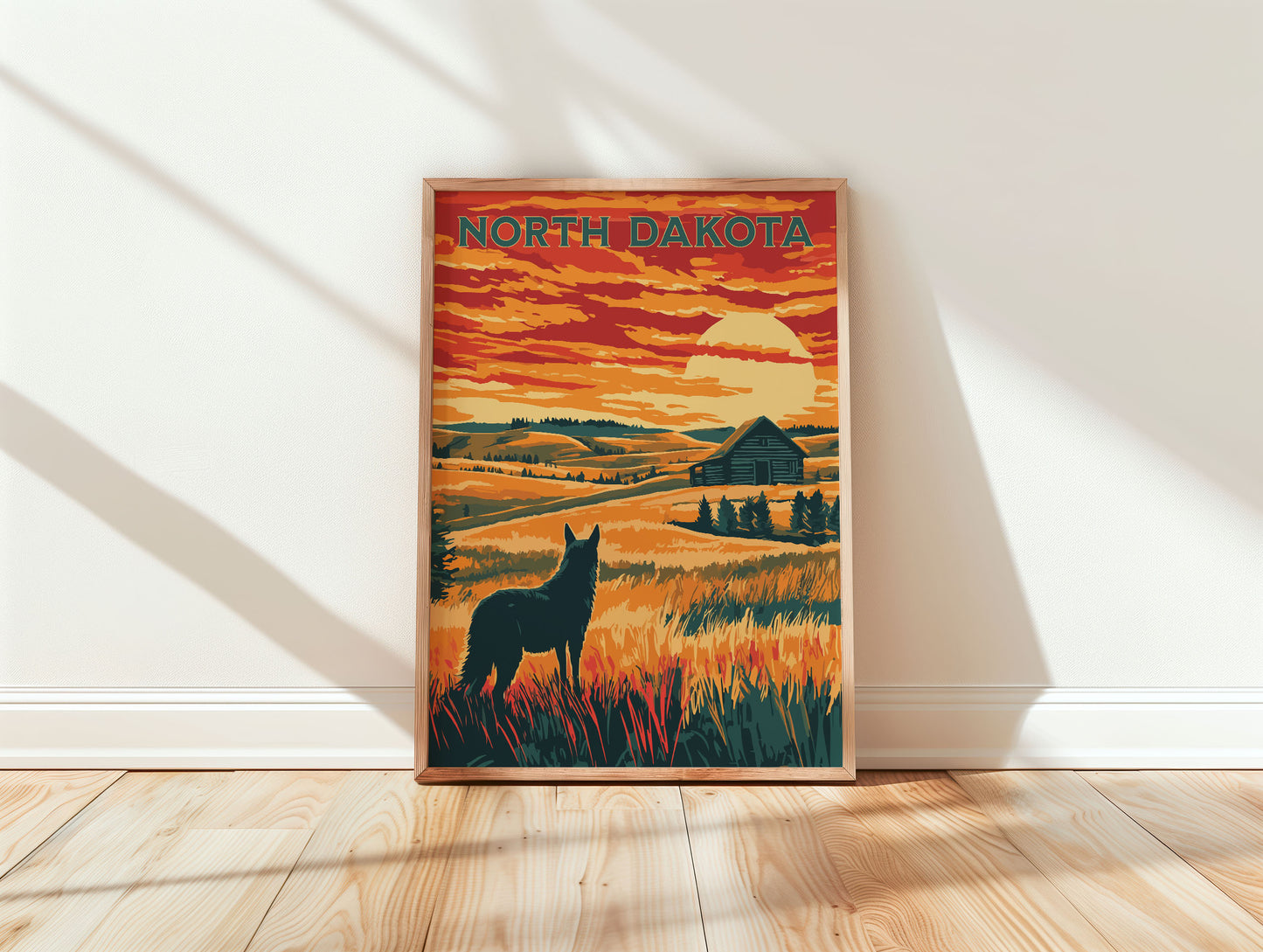 North Dakota Travel Poster