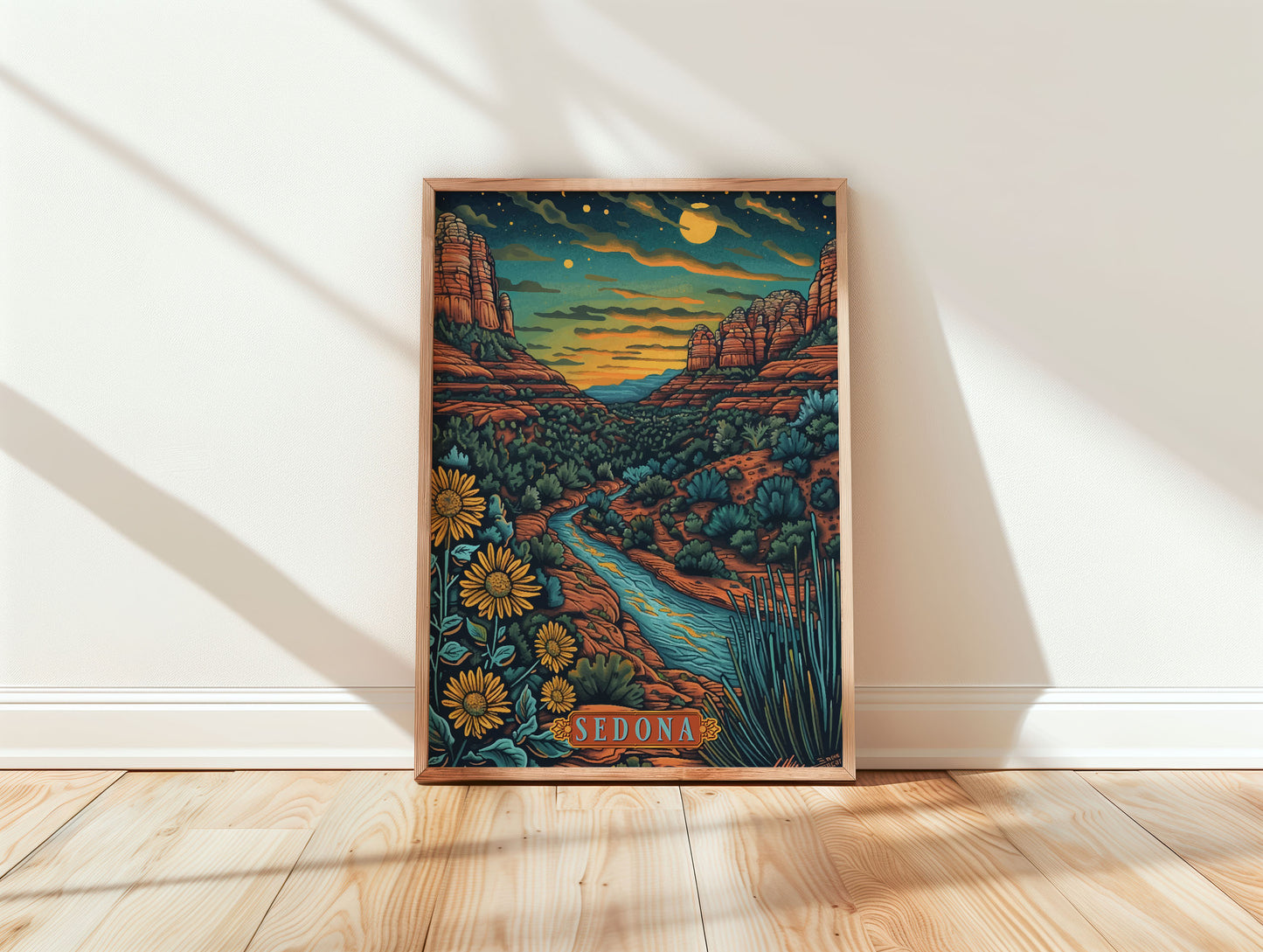 Sedona Travel Poster