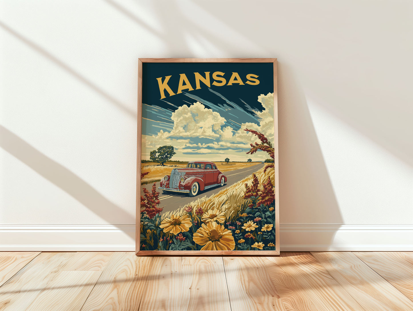 Kansas Travel Poster