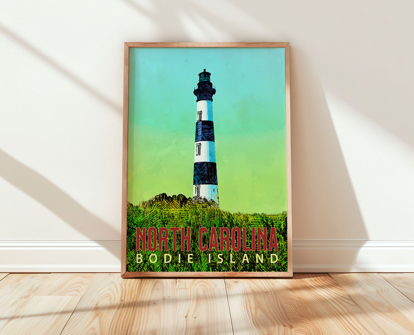 Bodie Island Lighthouse Travel Poster
