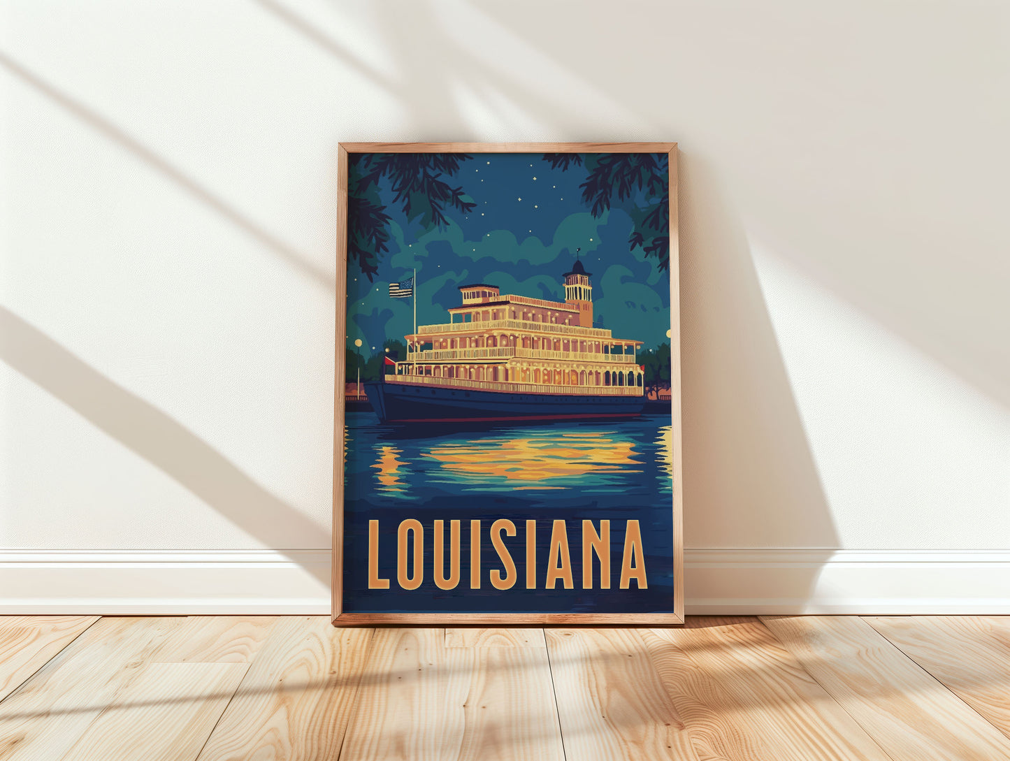Louisiana Travel Poster
